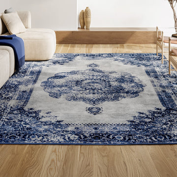 Kelly rosalia Cottage Medallion Area Rug